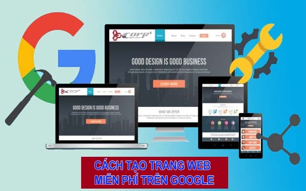 Cách tạo trang web bán hàng miễn phí trên Google