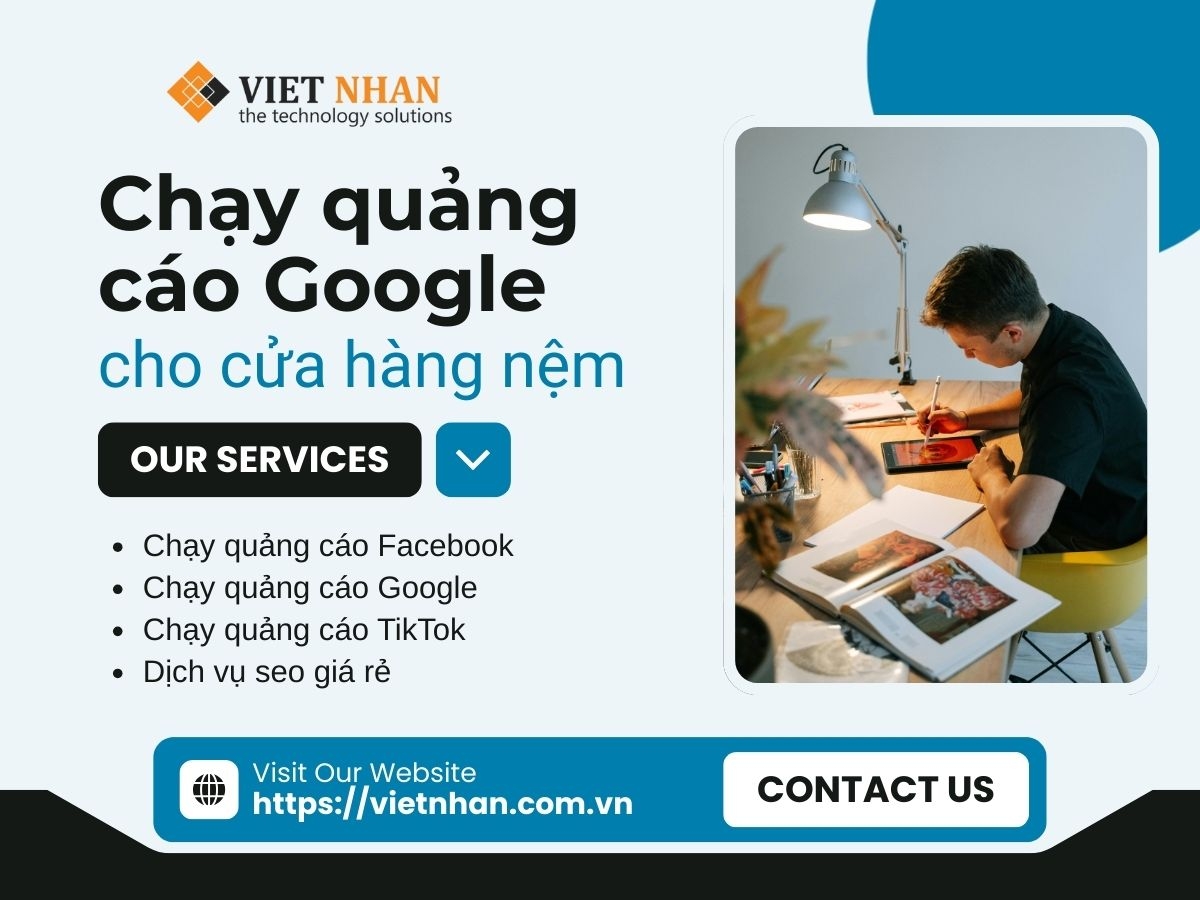 Dịch vụ chạy quảng cáo Google Ads cho của hàng nệm