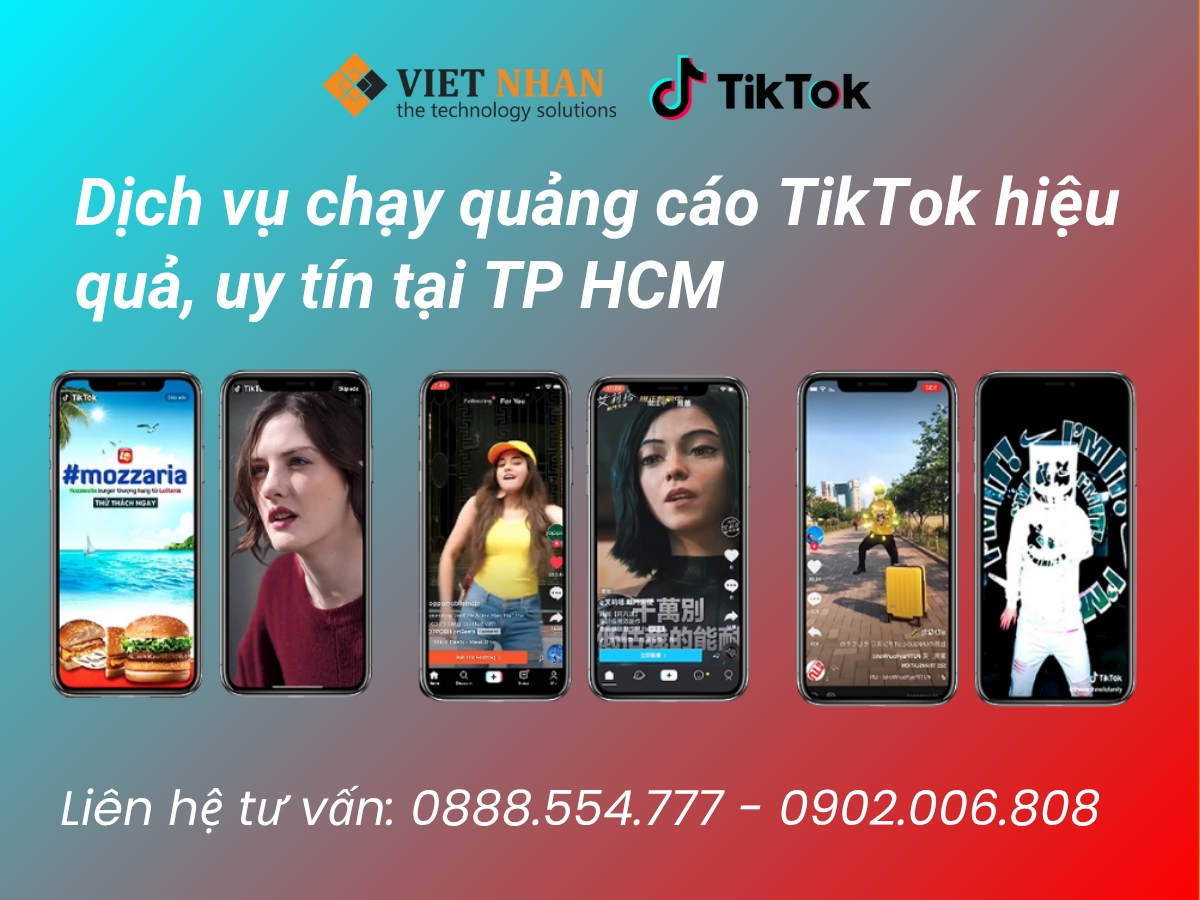 Dịch vụ chạy quảng cáo TikTok hiệu quả, uy tín tại TP HCM