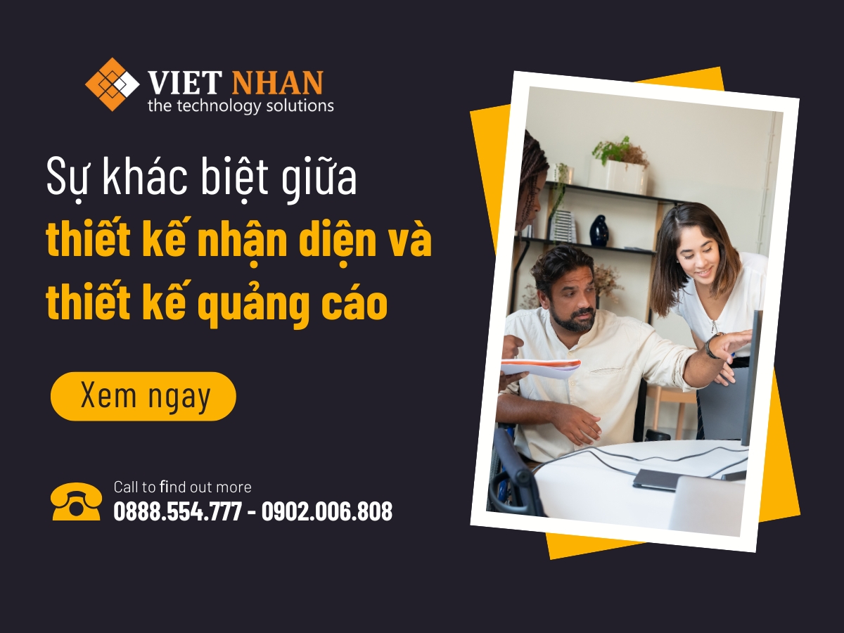 Sự khác biệt giữa thiết kế nhận diện và thiết kế quảng cáo