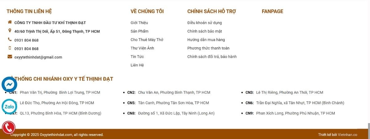 Mẫu website dùng để chạy quảng cáo Google Ads hiệu quả