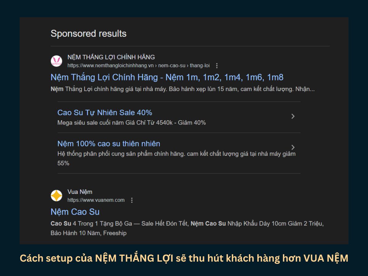 Mẫu quảng cáo google thu hút sẽ mang lại hiệu quả cao hơn
