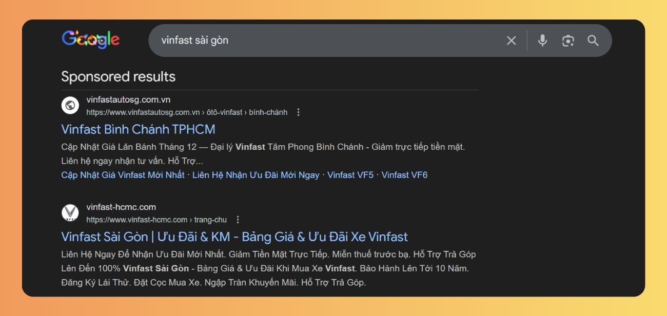 Dịch vụ chạy quảng cáo Google Ads cho đại lý ô tô chuyên nghiệp, tận tâm