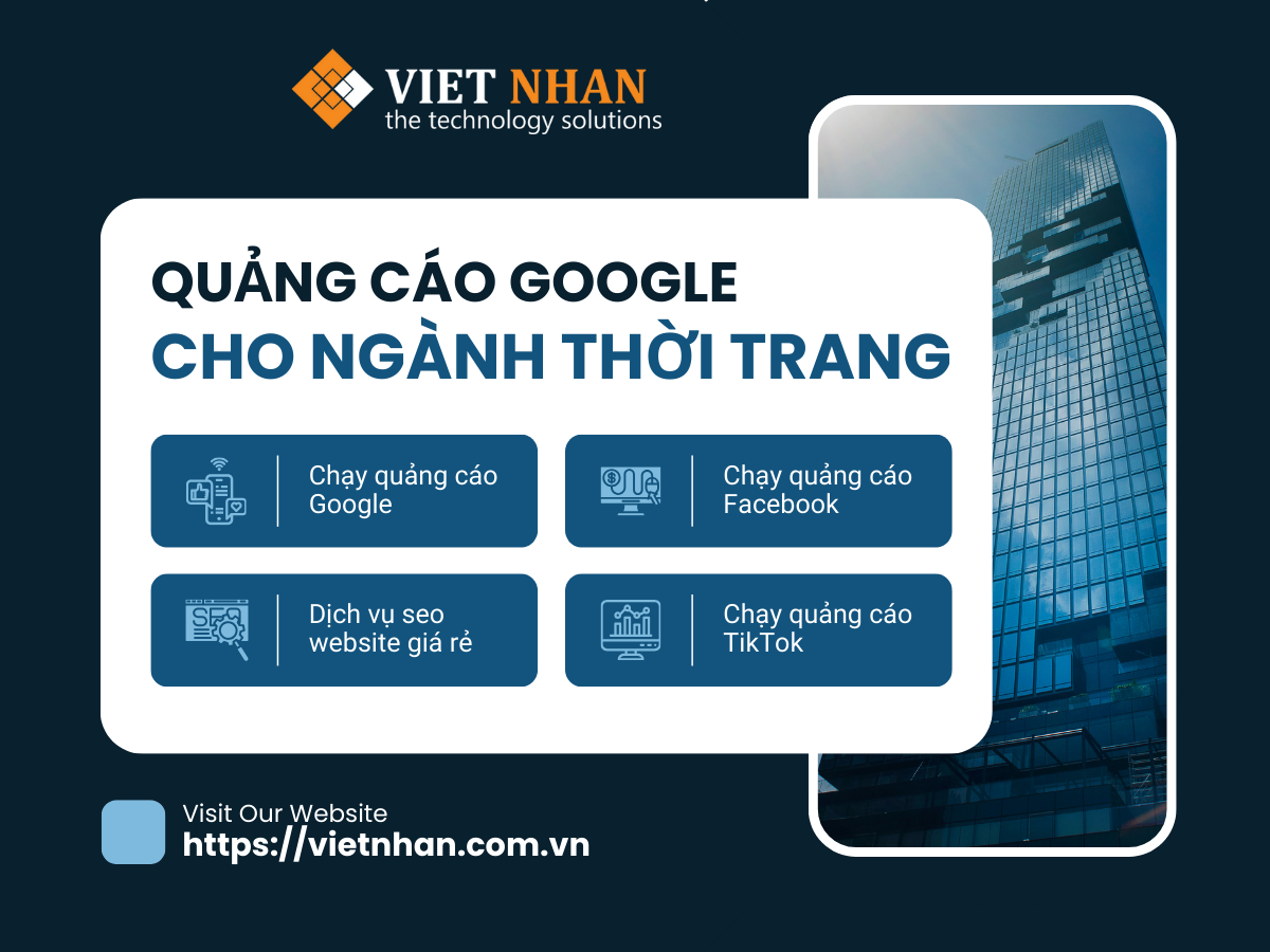 Dịch vụ chạy quảng cáo Google Ads cho shop thời trang