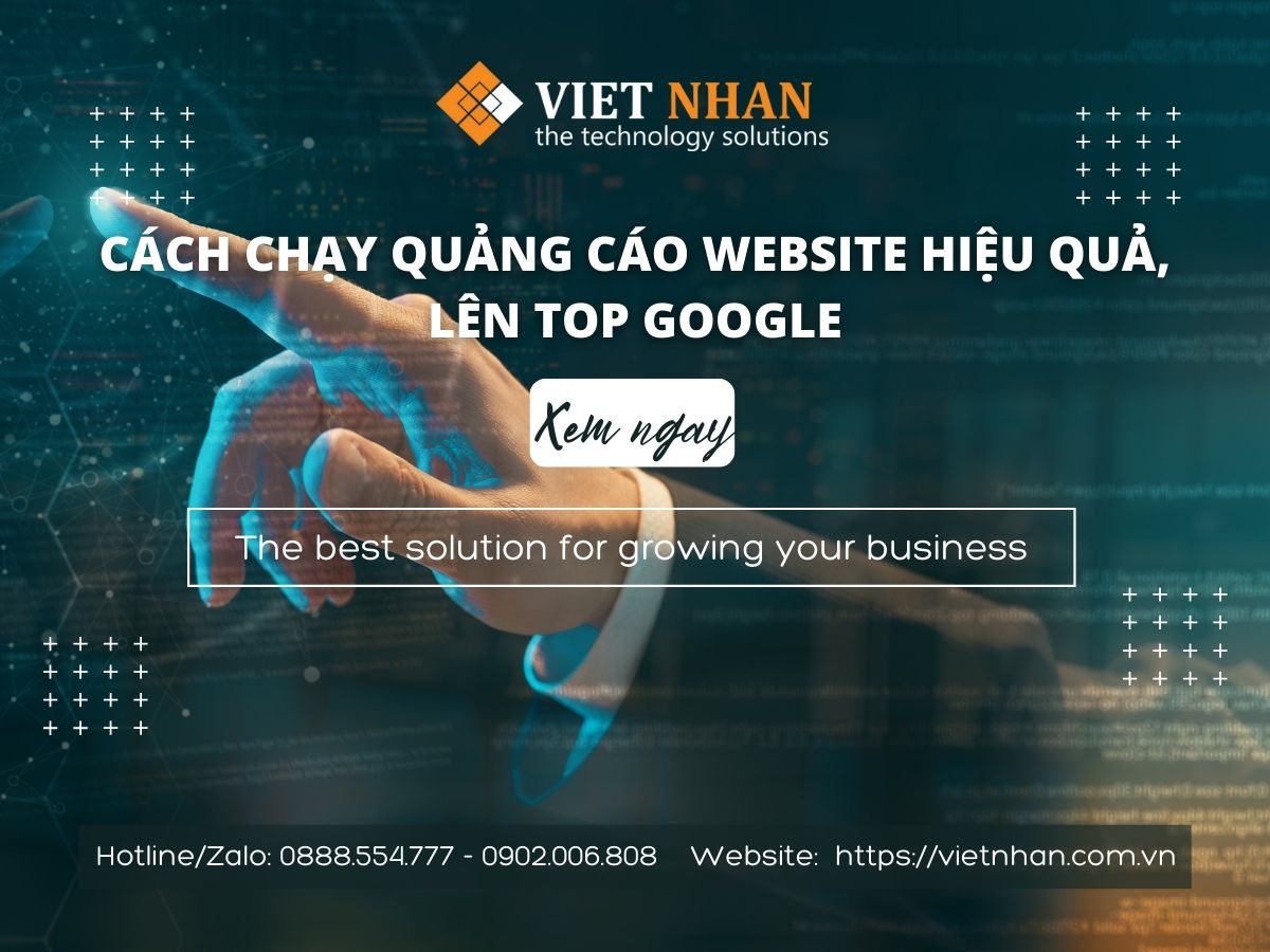 Cách chạy quảng cáo website hiệu quả, lên top Google