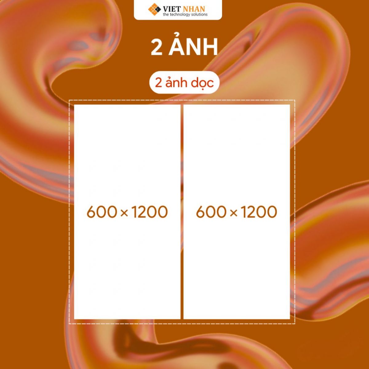 Kích thước bài đăng Facebook 2 ảnh dọc