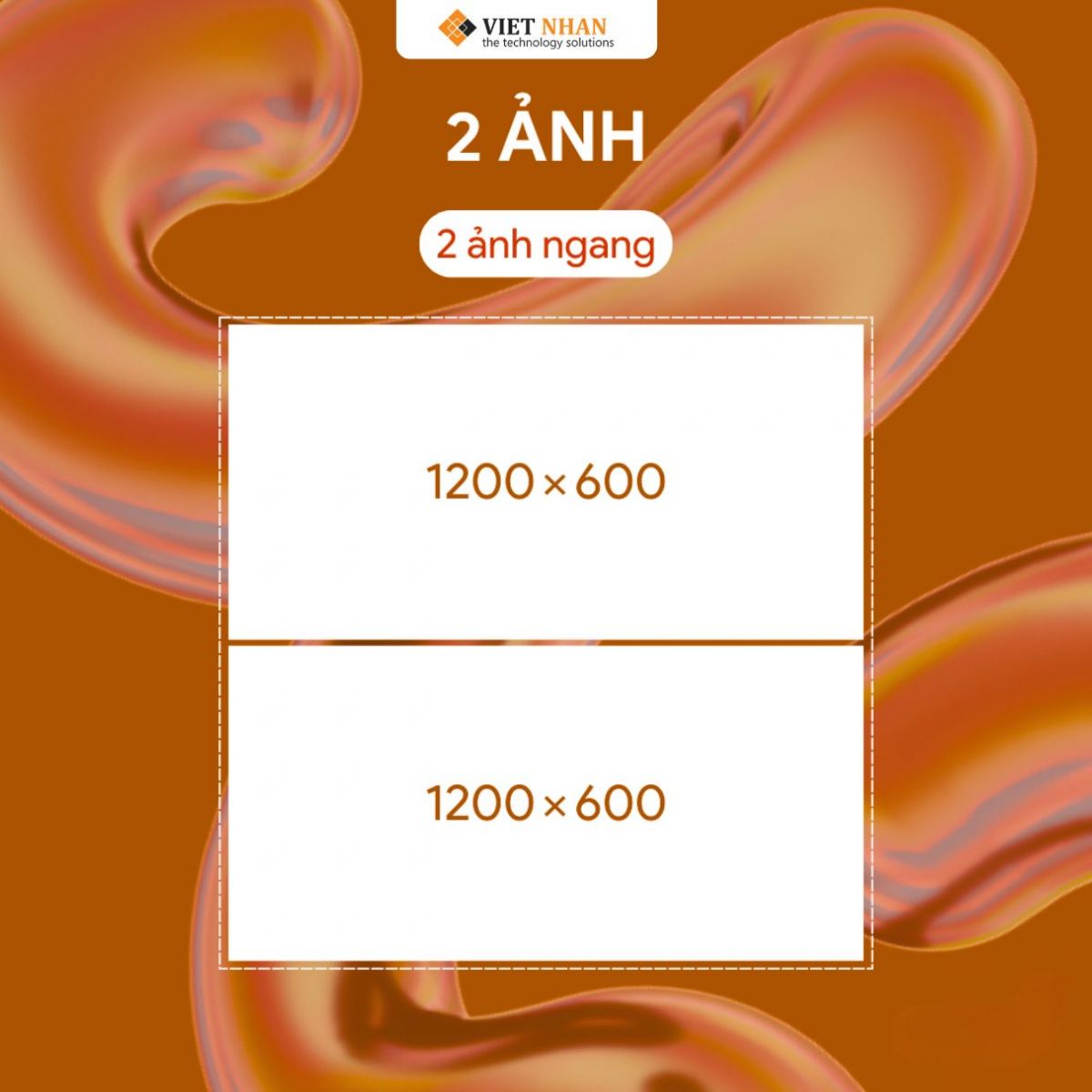 Kích thước bài đăng Facebook 2 ảnh ngang