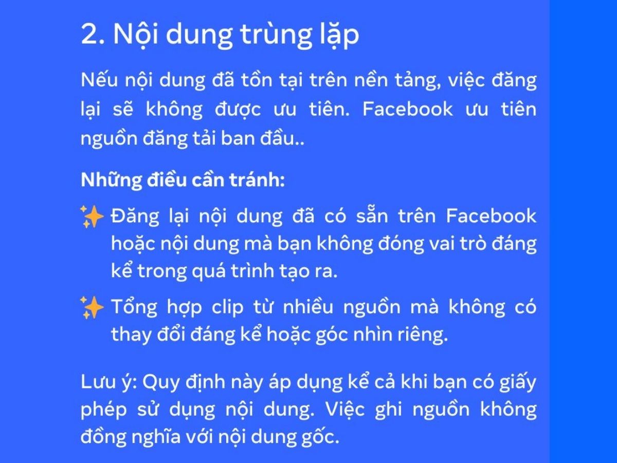 Chính sách Facebook 3
